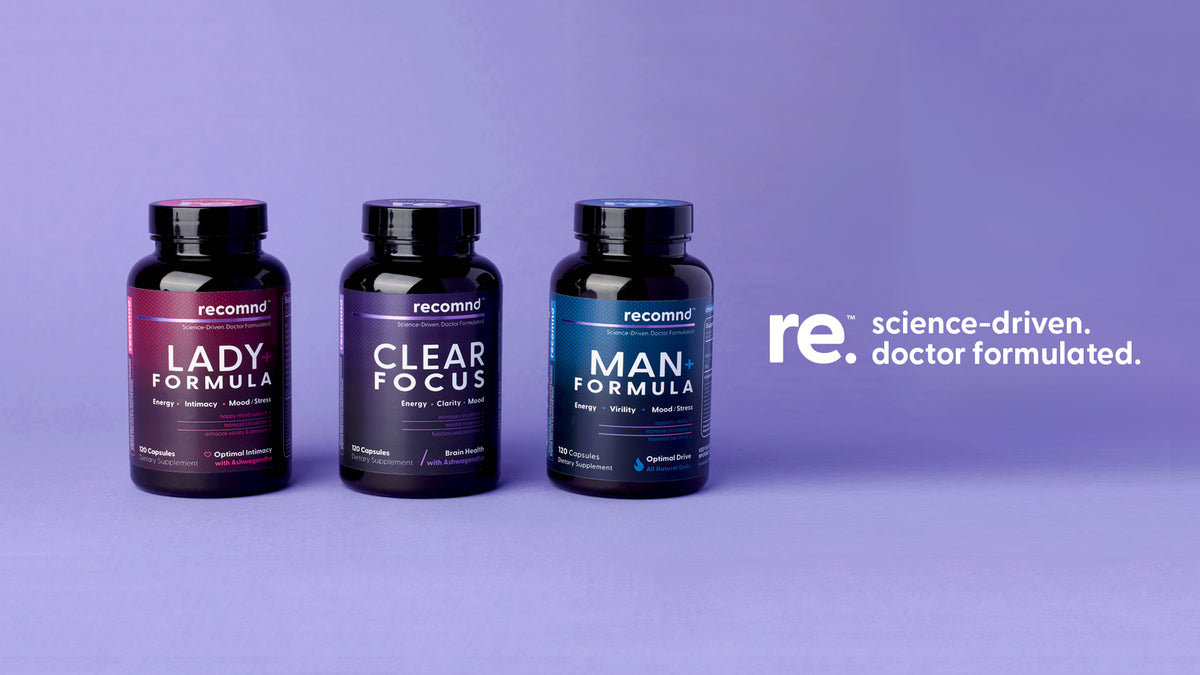 Recomnd Products Clear Focus, Man + Formula & Lady + Formula