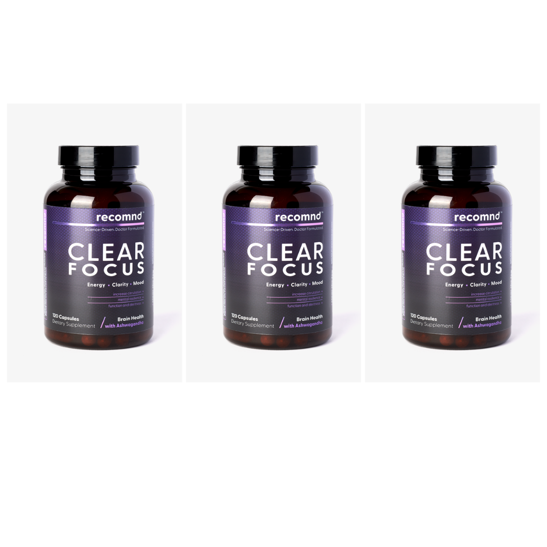 CLEAR FOCUS - 3 BOTTLES